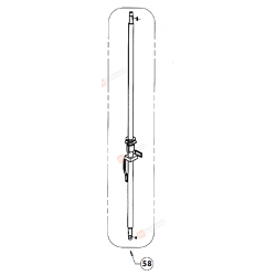 4448158 - VIS EQUIPEE MOTEUR OU RECEPTEUR POUR PONT 444