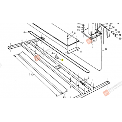 4480051 - PATIN GUIDE CHAINE PONT FOG 449