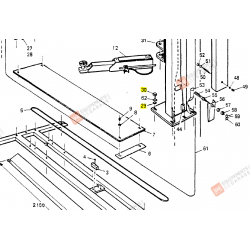 9000917 - VIS FIXATION COLONNE + RONDELLE