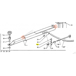 4480329 - ECROU DE BLOCAGE DE BRAS DE LEVAGE FOG