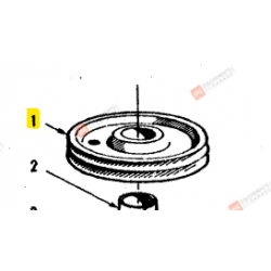 4037348 - POULIE DOUBLE EQUIPEE 403-404-411-403A-404A
