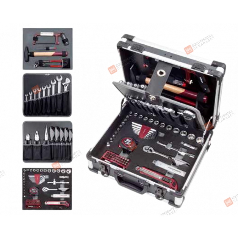 202.147.000 - COFFRET D’OUTILS B147, 1/4" + 1/2", 158 PCS.